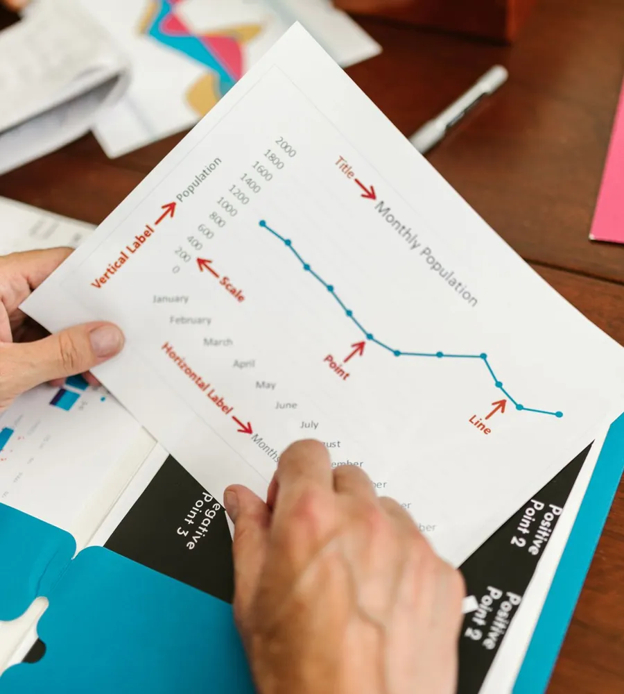 Bookkeeping professional reviewing Austin business financial records