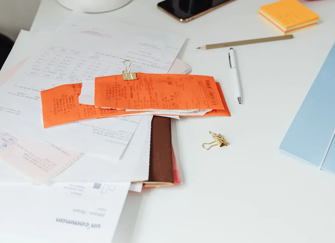 Vacation rental owners reviewing financial documents together