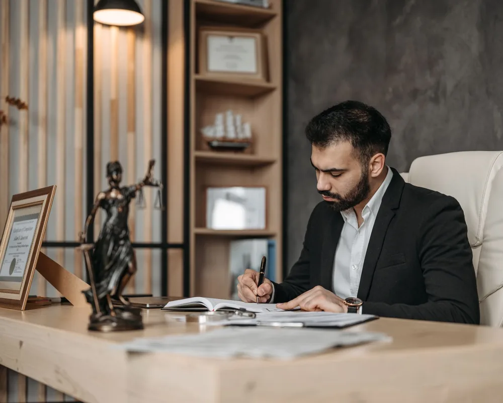 Statutory agent handling documents