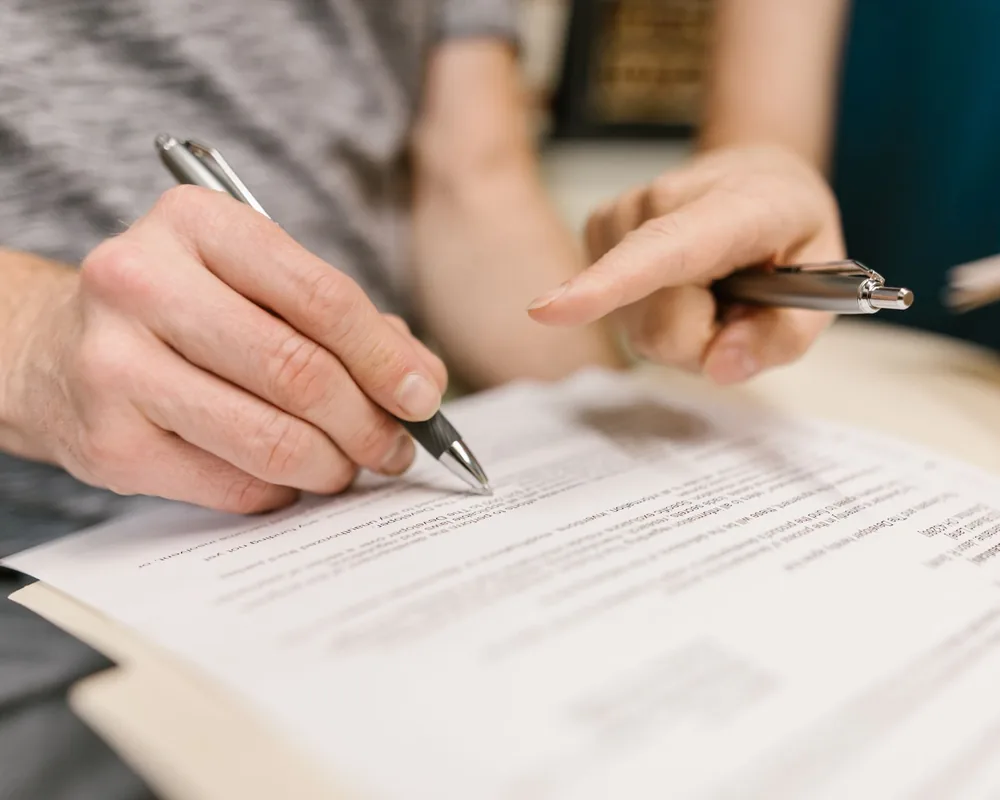 Checking legal filing documents