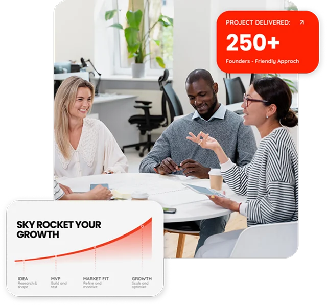 Business owner reviewing financial records