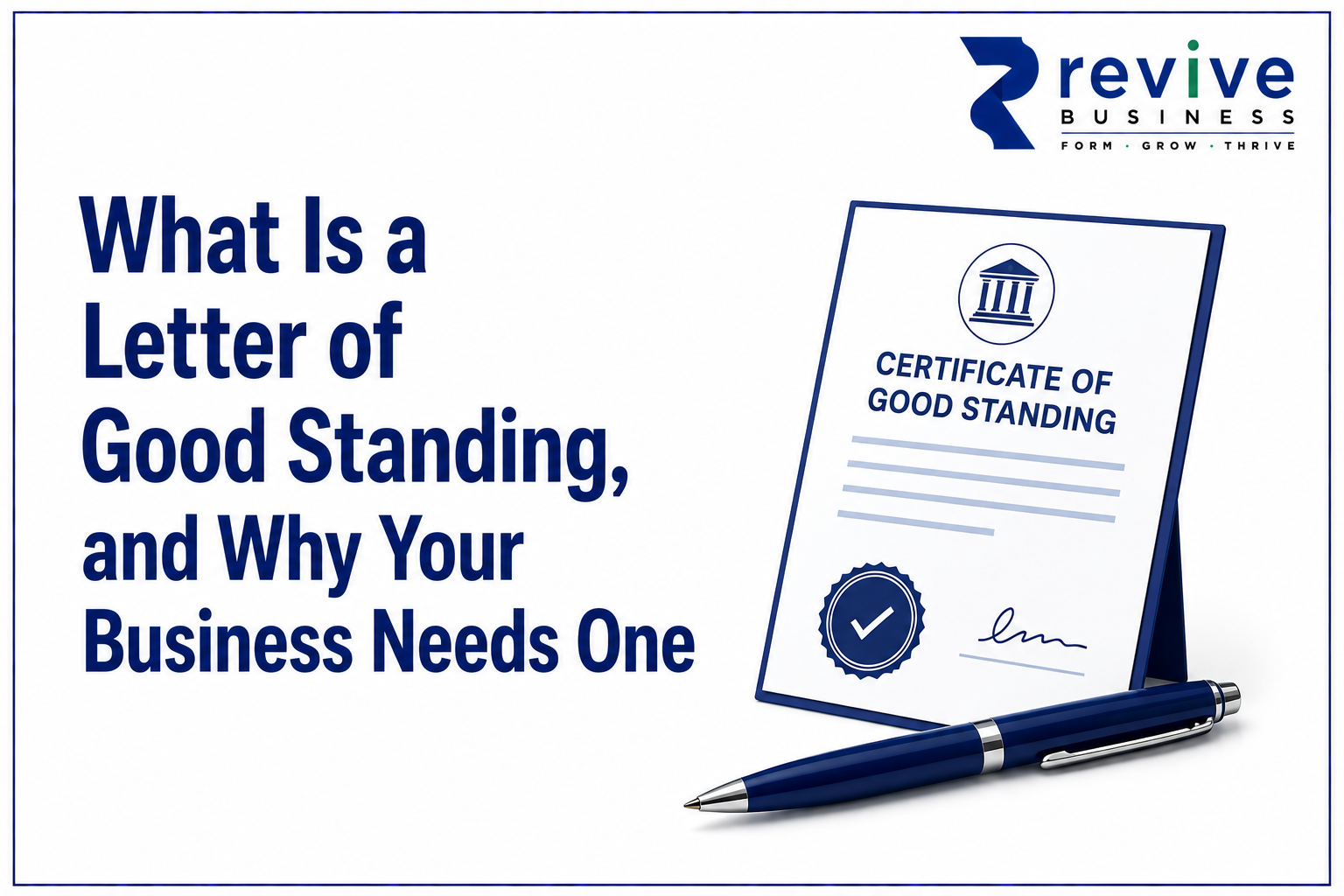 Letter of Good Standing