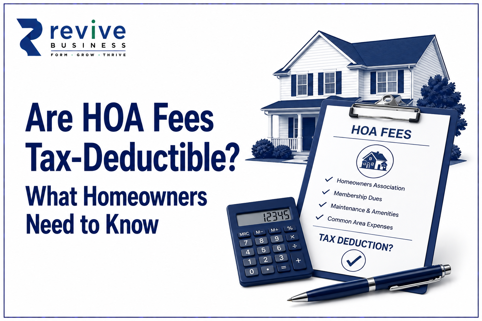 Are HOA Fees Tax-Deductible